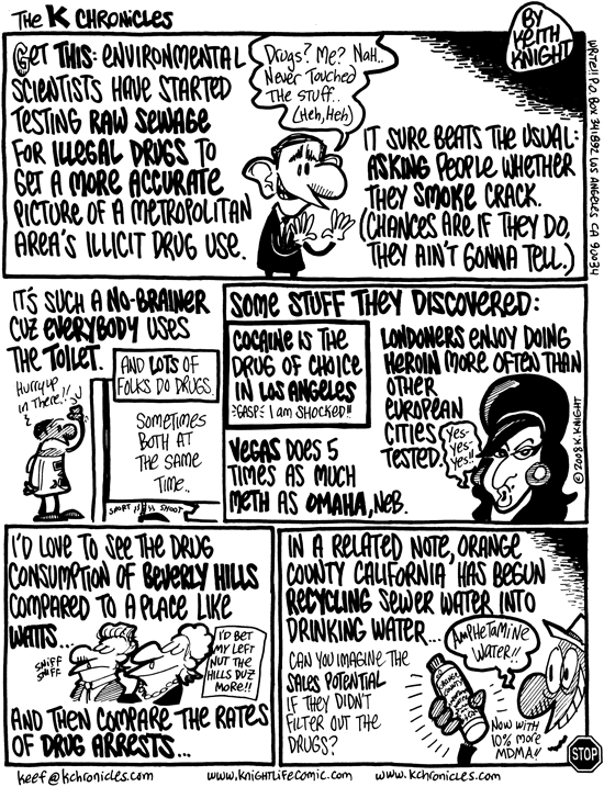 Illegal Drugs In Sewage